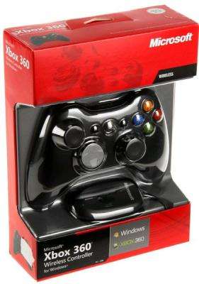 Microsoft Xbox 360 Wireless Controller for Windows (Black) - Includes Official Wireless Receiver for