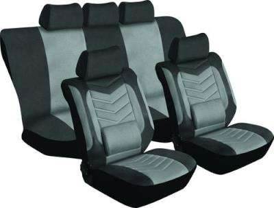 Stingray Grandeur Full Car Seat Cover Set (11 Piece) (Grey)