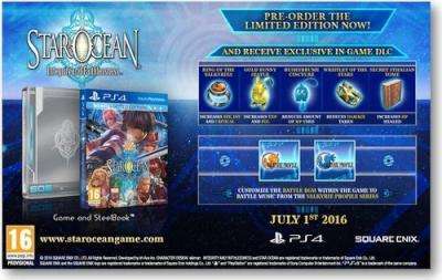 Star Ocean: Integrity & Faithlessness - Limited Edition (PlayStation 4, Blu-ray disc)