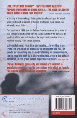 Cry, the Beloved Country (Paperback, New Ed)