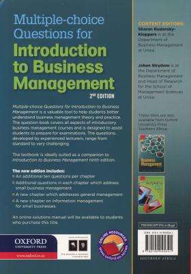 Multiple Choice Question For Introduction To Business Management (Paperback, 2nd ed)