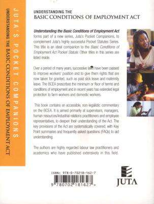 Understanding The Basic Conditions Of Employment - Commentary & Legislation (Paperback)