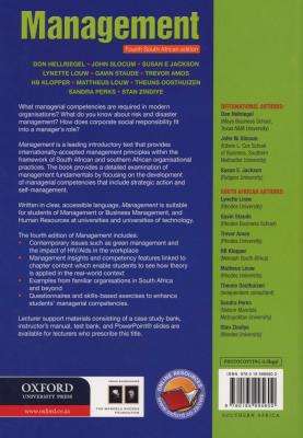 Management - South African edition (Paperback, 4th Revised edition)
