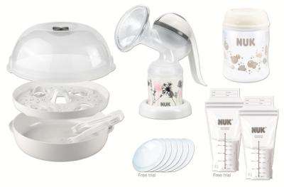 Nuk Manual Pump & Breastfeeding Bundle