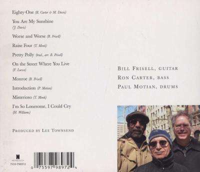 Bill Frisell, Ron Carter, Paul Motian (CD)