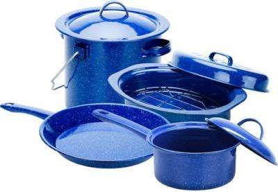 Oztrail Enamel Campsite Cook Set