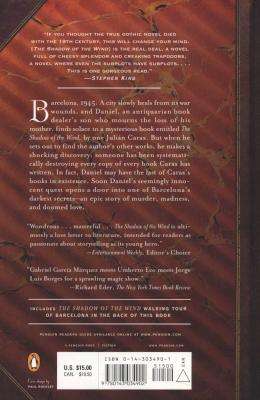 The Shadow of the Wind (Paperback)