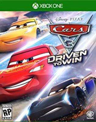 Cars 3: Driven To Win (XBox One, Blu-ray disc)