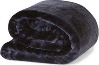 HAUS by Hertex Kite Faux Fur Throw (Sapphire) (150x220cm)