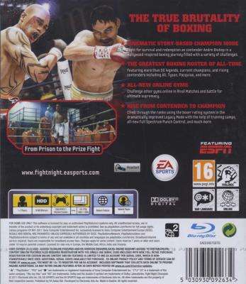 Fight Night Champion (PlayStation 3, DVD-ROM)