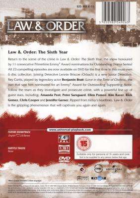 Law and Order: Season 6 (DVD)