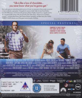 Forrest Gump (English & Foreign language, Blu-ray disc)