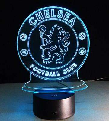 Football 3D LED Night Lamp - Chelsea