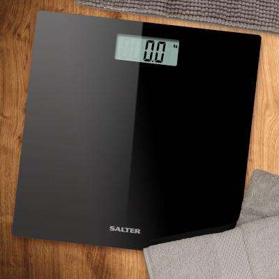 Salter Ultra Slim Glass Electronic Personal Scale (Black)