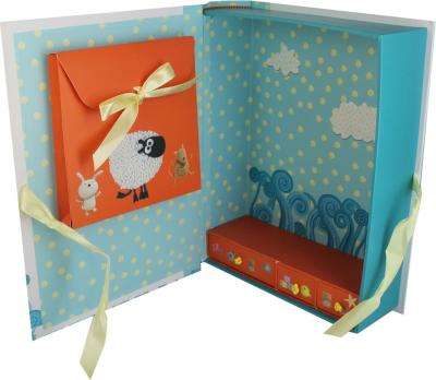 Marzipan Large Treasure Box (Noah's Ark)