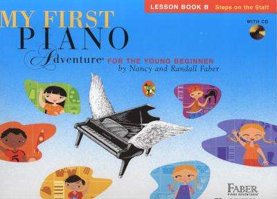 My First Piano Adventure: For The Young Beginner - Lesson Book B: Steps On The Staff (Paperback)