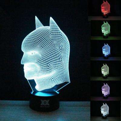 LED Night Lamp - Superhero Bat Mask
