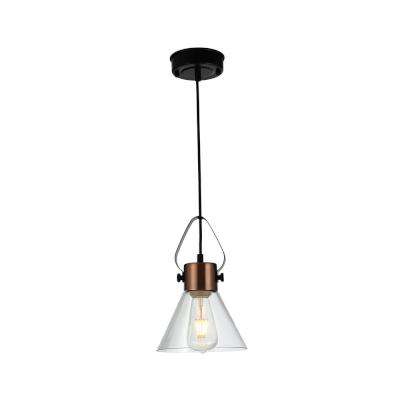 Radiant Lighting Edison Vintage Glass Empire Pendant Light (Antique Copper)