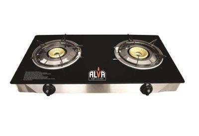 Alva 2 Burner Glass Gas Stove GCS06