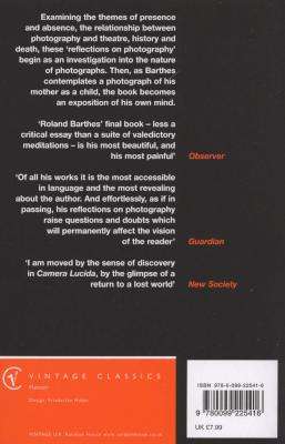 Camera Lucida:Reflections on Photography (Paperback, Reissue)