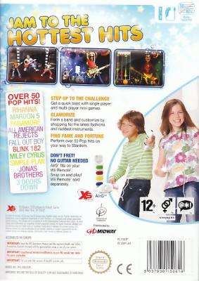 PopStar Guitar (Nintendo Wii, Game)