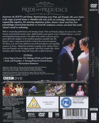Pride and Prejudice (DVD, Special Edition)