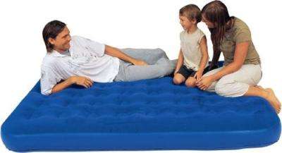 Bestway Flocked Air Bed (Queen) (203 x 152 x 22cm)