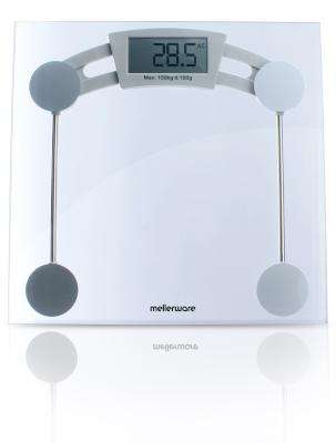 Mellerware Glass Bathroom Scale 150kg