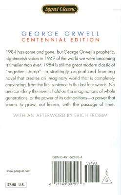 1984 - A Novel (Paperback, Centennial ed)