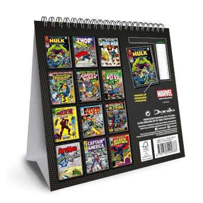 Marvel Comics Official Desk Easel 2018 Calendar - Month To View Desk Format (Calendar)