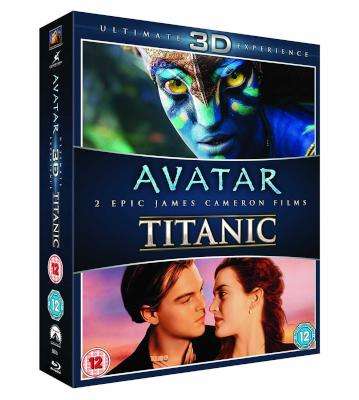 Avatar / Titanic - Ultimate 3D Experience (English, Spanish, Portuguese, Blu-ray disc, Boxed set)