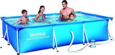 Bestway Jnr Frame Pool Set (4m X 2.11m X 81cm) - Includes Pump