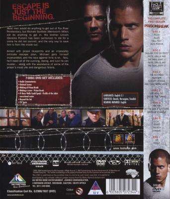 Prison Break - Season 1 (DVD, Boxed set)