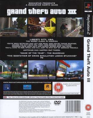 Grand Theft Auto III (PlayStation 2, DVD-ROM)