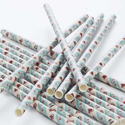Patchwork Owl - Paper Straws (Pack of 25)