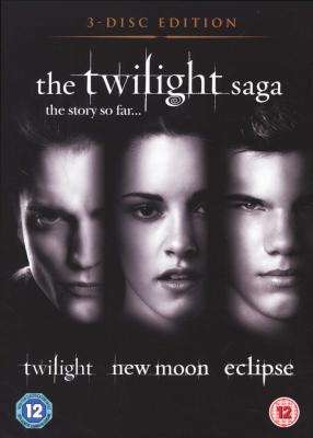 The Twilight Saga - Twilight / New Moon / Eclipse (DVD, Boxed set)