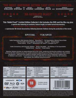 The Expendables - 3-Disc Bullet Proof Steelbook Edition (DVD, Boxed set)