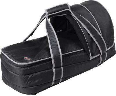 Chelino Soft Carry Cot - Black & Grey