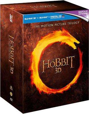 The Hobbit Trilogy: 3D - An Unexpected Journey / Desolation Of Smaug / Battle Of The Five Armies (Bl