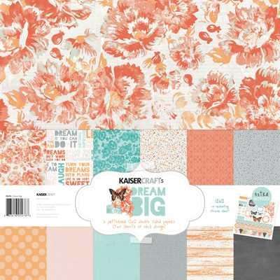 Kaisercraft Dream Big Paper Pack with Bonus Sticker Sheet (12x12)