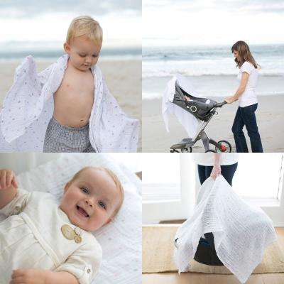 Snuggletime Breathable Cotton Muslin Receiver (Supplied Colour May Vary)