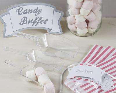 Vintage Lace - Candy Bags Pink (Pack of 25)