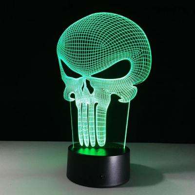 LED Night Lamp - Skull