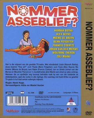 Nommer Asseblief (Afrikaans, DVD)