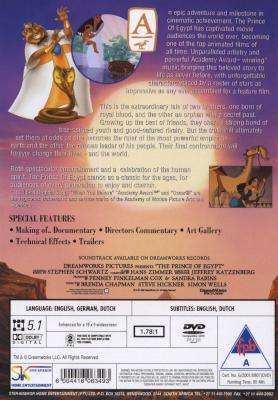 The Prince Of Egypt (DVD)