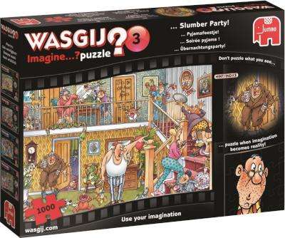 Jumbo Wasgij Imagine 3, Slumber Party Jigsaw Puzzle (1000 Pieces)