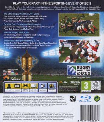 Rugby World Cup 2011 (PlayStation 3, DVD-ROM)