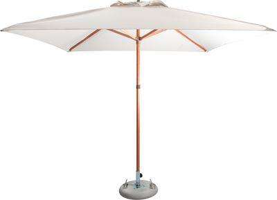 Cape Umbrellas Tokai Patio 2.5m Wooden Classic Line Umbrella (Ecru) (Square)