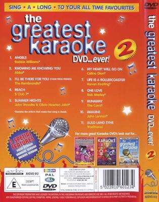 The Greatest Karaoke DVD... Ever! 2 (DVD)