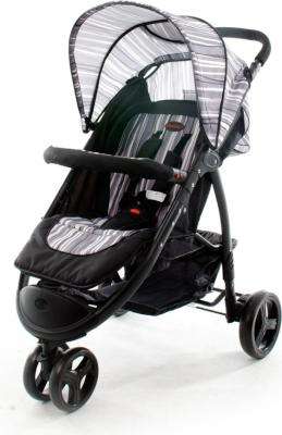 Chelino Coco 3 Position Baby Stroller - Grey Stripe